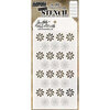 Stampers Anonymous - Christmas - Tim Holtz - Layering Stencil - Shifter Peppermint