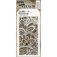 Stampers Anonymous - Tim Holtz - Layering Stencil - Doodle Art 1