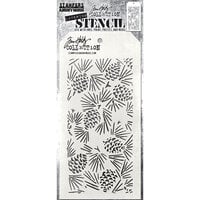 Stampers Anonymous -Tim Holtz - Christmas - Layering Stencils - Pinecones