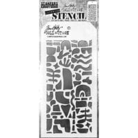 image of Stampers Anonymous - Tim Holtz - Stencils - Cutout Shapes 2