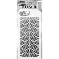 image of Stampers Anonymous - Tim Holtz - Stencils - Deco Leaf