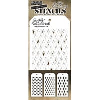 Stampers Anonymous - Tim Holtz - Layering Stencil - Shifter Harlequin