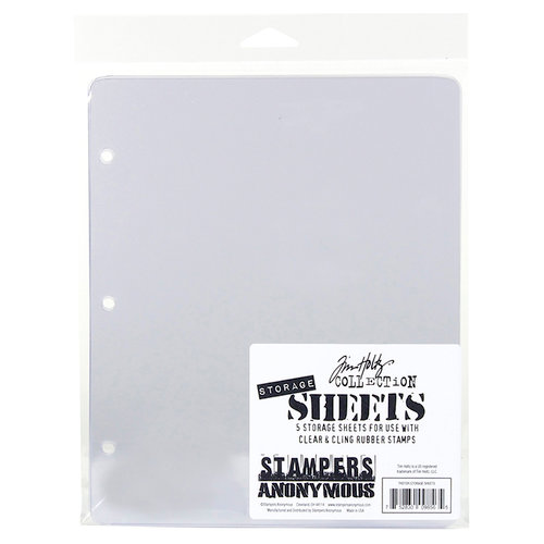 Stampers Anonymous - Tim Holtz - Storage Sheets - Clear