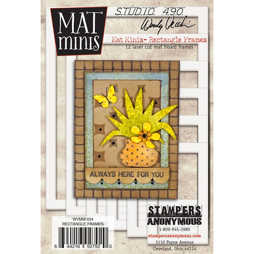 Stampers Anonymous - Wendy Vecchi - Mat Minis - Rectangle Frames