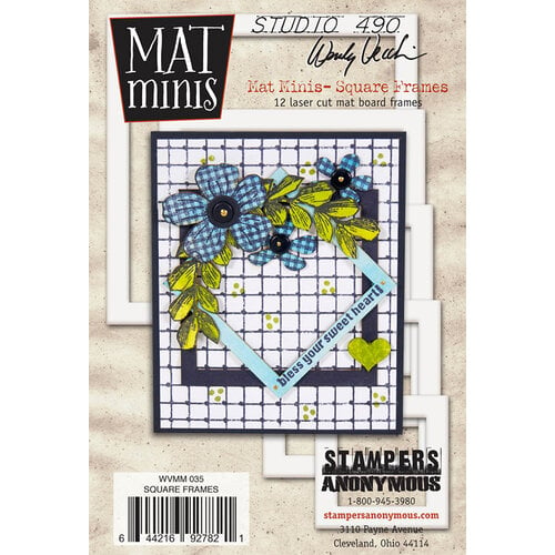 Stampers Anonymous - Wendy Vecchi - Mat Minis - Square Frames
