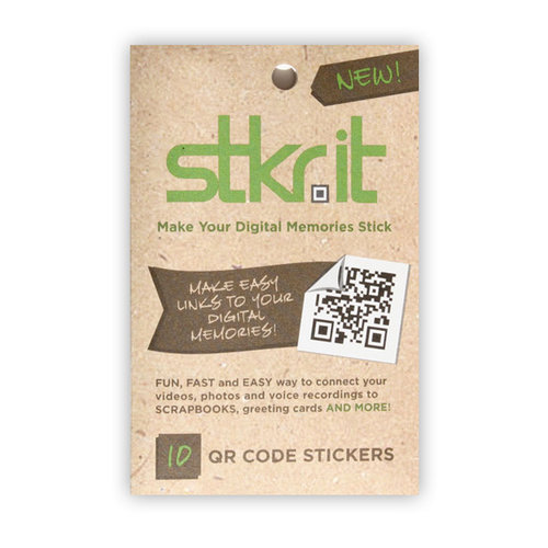 Stkr.it - QR Code Stickers - 10 Pack