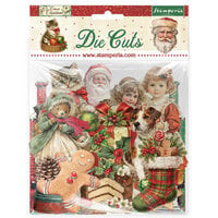 Stamperia - Classic Christmas Collection - Ephemera - Assorted Die Cuts