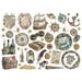Stamperia - Songs Of The Sea Collection - Assorted Die Cuts - Ship and Treasures