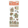 Stamperia - Furry Friends Collection - Rub On Transfers - Houses