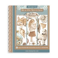 Stamperia - White Christmas Collection - Rub-On Transfers - Selection