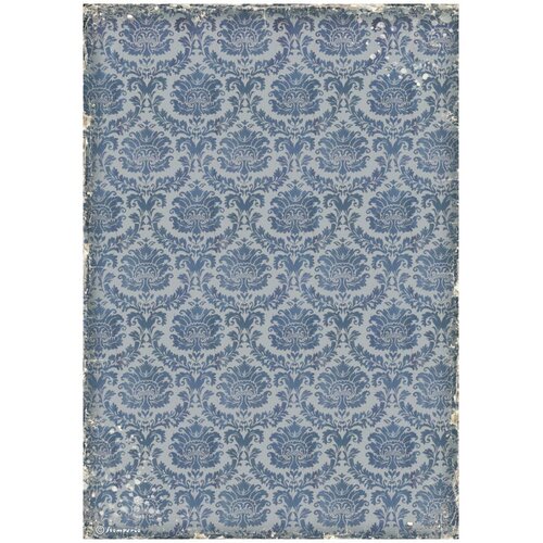 Stamperia - Vintage Library Collection - A4 Rice Paper - Wallpaper
