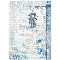 Stamperia - Blue Land Collection - A4 Rice Paper - Lamp