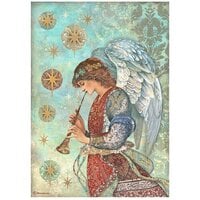 Stamperia - Christmas Greetings Collection - A4 Rice Paper - Angel