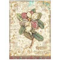 Stamperia - Christmas Greetings Collection - A4 Rice Paper - Flower