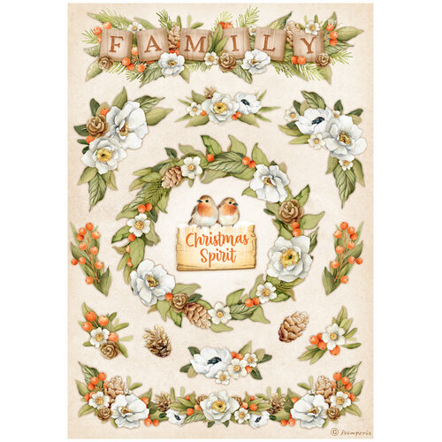 Stamperia - Winter Valley Collection - 12 x 12 Double Sided Paper - 4 Cards