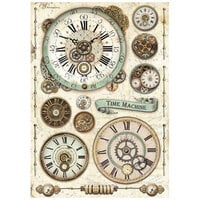 Stamperia - Voyages Fantastiques Collection - A4 Rice Paper - Clock