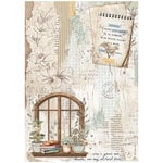 Stamperia - Secret Diary Collection - A4 Rice Paper - Window