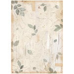 Stamperia - Secret Diary Collection - A4 Rice Paper - Leaves