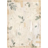 image of Stamperia - Secret Diary Collection - A4 Rice Paper - Leaves
