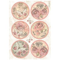 Stamperia - Shabby Rose Collection - A4 Rice Paper - 6 Rounds