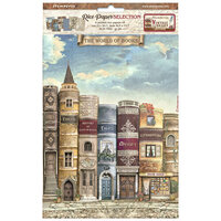 Stamperia - Vintage Library Collection - A4 Rice Paper - 6 Pack