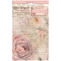 Stamperia - Shabby Rose Collection - A6 Rice Paper - 8 Pack