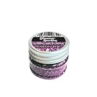 Stamperia - Create Happiness Christmas Plus Collection - Sparkles - Sparkling Purple