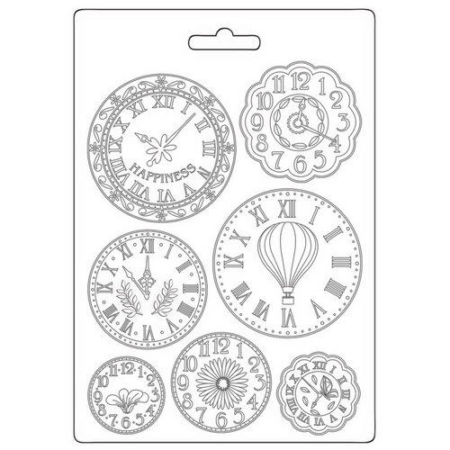 Stamperia - Welcome Home Collection - Create Happiness - Moulds - Clocks