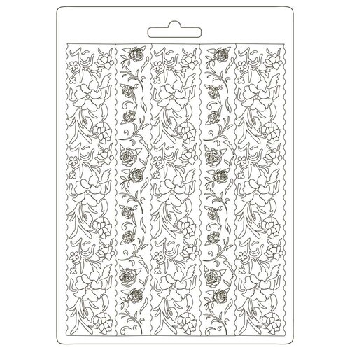 Stamperia - Alice Forever Collection - Moulds - Alice Borders