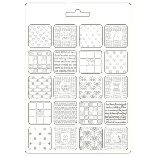 Stamperia - Alice Forever Collection - Moulds - Alice Patchwork