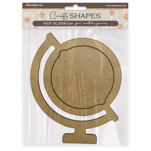 Stamperia - Art of Travelling Collection - Crafty Shapes - Globe