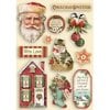 Stamperia - Classic Christmas Collection - Colored Wooden Shapes