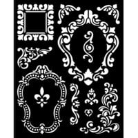 Stamperia - Alice Forever Collection - Media Stencils - Alice frames