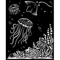 Stamperia - Songs Of The Sea Collection - Stencils - Jellyfish