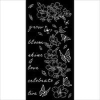 Stamperia - Secret Diary Collection - Stencils - Flowers and Butterfly