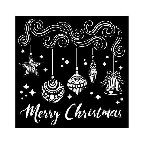 Stamperia - Media Stencils - Merry Christmas Bells