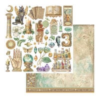 Stamperia - Fortune Collection - 12 x 12 Double Sided Paper - Elements