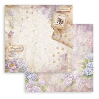 Stamperia - Quiet Days Collection - 12 x 12 Double Sided Paper - Kitten
