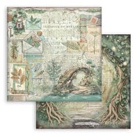 Stamperia - Herbarium Silvae Collection - 12 x 12 Double Sided Paper - Bridge