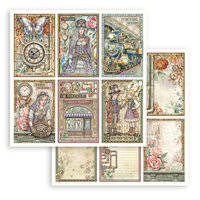 image of Stamperia - Gardens Of Time Collection - 12 x 12 Double Sided Paper - 6 Cards