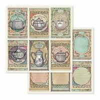 Stamperia - Alice Forever Collection - 12 x 12 Double Sided Paper - Tea Time