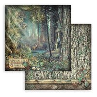Stamperia - Magic Forest Collection - 12 x 12 Double Sided Paper - Adventure Forest