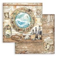 Stamperia - Songs Of The Sea Collection - 12 x 12 Double Sided Paper - Portholes