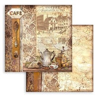 Stamperia - Coffee And Chocolate Collection - 12 x 12 Double Sided Paper - Grinder