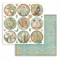 Stamperia - Fortune Collection - 12 x 12 Double Sided Paper - Rounds