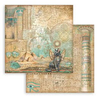 Stamperia - Fortune Collection - 12 x 12 Double Sided Paper - Winged Cat