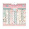 Stamperia - Pink Christmas Collection - 12 x 12 Paper Pad - Backgrounds