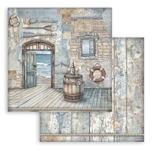 Stamperia - Silent Sea Collection - 8 x 8 Paper Pad