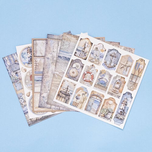 Stamperia - Silent Sea Collection - 8 x 8 Paper Pad