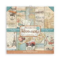 Stamperia - Around The World Collection - 8 x 8 Paper Pad